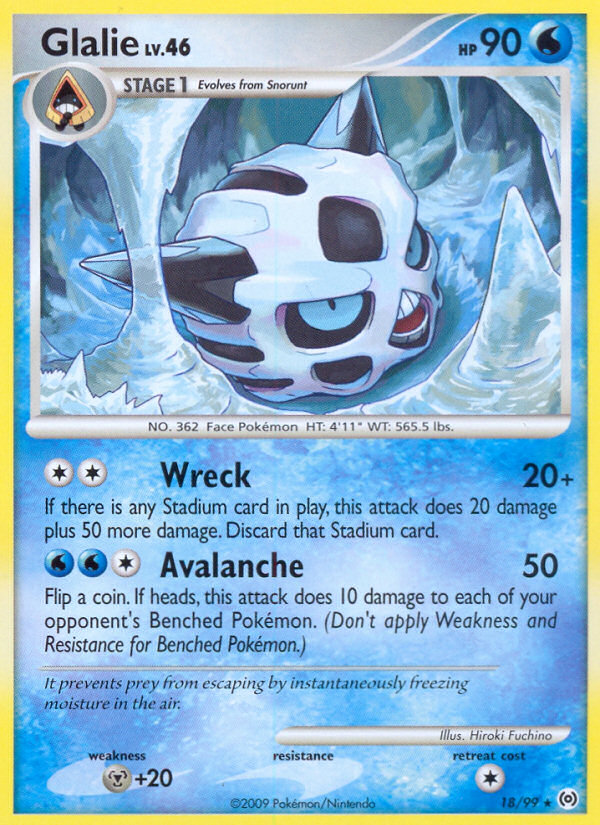 Glalie (18/99) [Arceus]