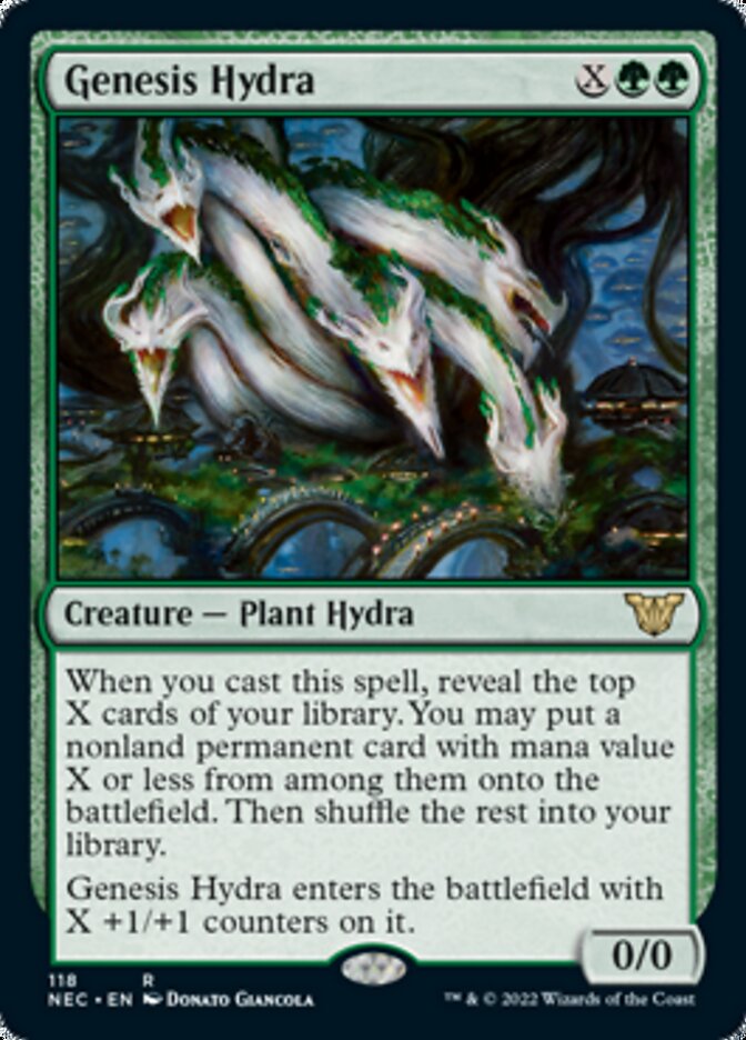 Genesis Hydra [Kamigawa: Neon Dynasty Commander] (NEC 118)