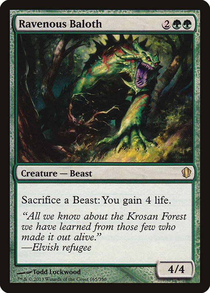 Ravenous Baloth [Commander 2013] (C13 165)