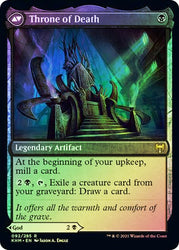Egon, God of Death // Throne of Death  [Kaldheim Prerelease Promos] (PKHM 92)