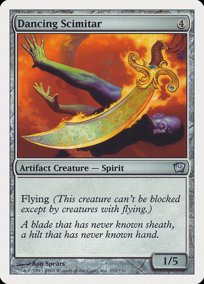 Dancing Scimitar [Ninth Edition] (9ED 292)