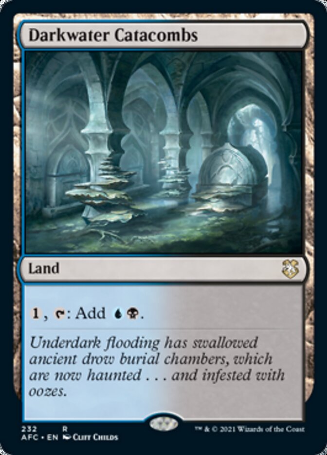 Darkwater Catacombs [Dungeons & Dragons: Adventures in the Forgotten Realms Commander] (AFC 232)