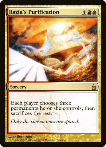 Razia's Purification [Ravnica: City of Guilds] (RAV 224)