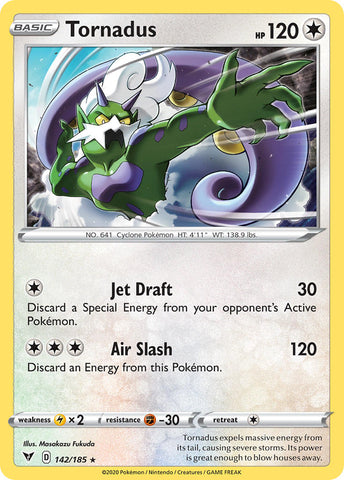 Tornadus (142) [Sword & Shield: Vivid Voltage]