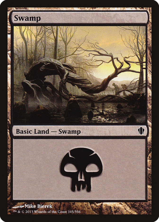 Swamp (345) [Commander 2013] (C13 345)