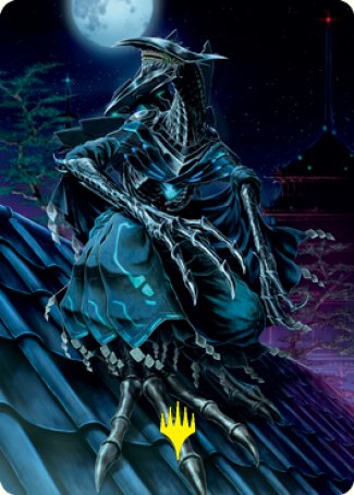 Jin-Gitaxias, Progress Tyrant Art Card (Gold-Stamped Signature) [Kamigawa: Neon Dynasty Art Series] (ANEO 52)