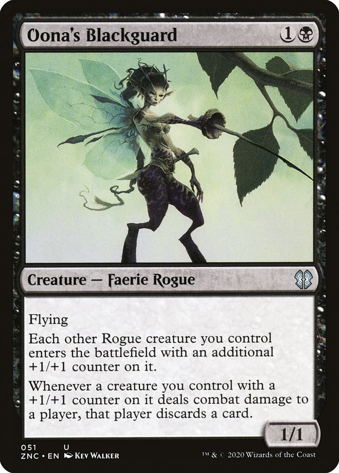 Oona's Blackguard [Zendikar Rising Commander] (ZNC 51)