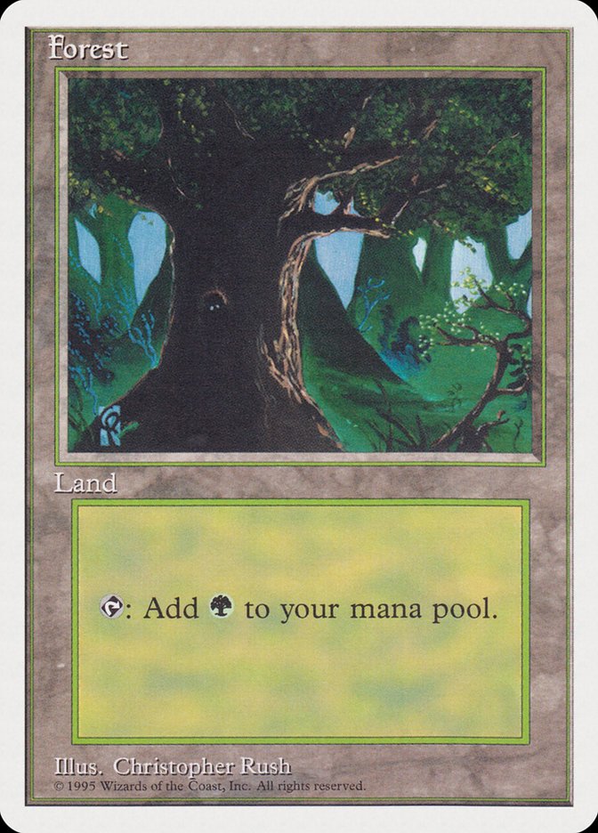 Forest (Creature in Tree Hole) [Rivals Quick Start Set] (RQS 65)