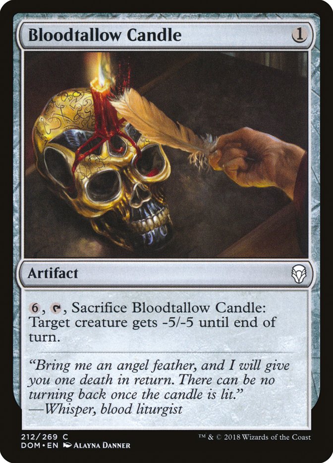 Bloodtallow Candle [Dominaria] (DOM 212)