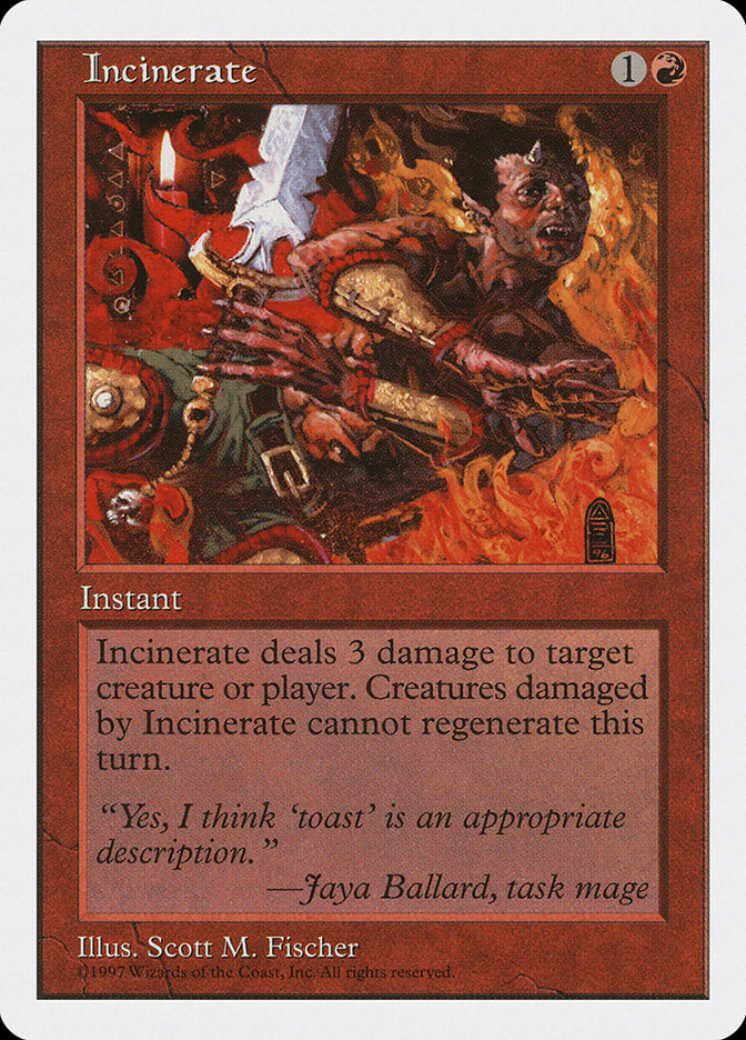 Incinerate [Fifth Edition] (5ED 242)