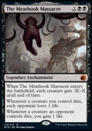 The Meathook Massacre (Promo Pack) [Innistrad: Midnight Hunt Promo Pack] (PMID 112)