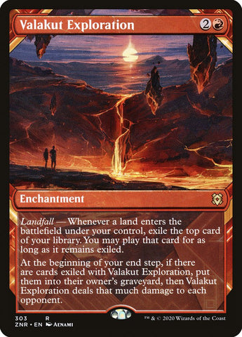 Valakut Exploration (Showcase) [Zendikar Rising] (ZNR 303)