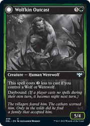 Wolfkin Outcast // Wedding Crasher [Innistrad: Double Feature] (DBL 496)