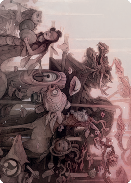 March of Burgeoning Life Art Card [Kamigawa: Neon Dynasty Art Series] (ANEO 29)