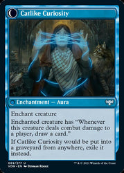 Mischievous Catgeist // Catlike Curiosity [Innistrad: Crimson Vow] (VOW 69)
