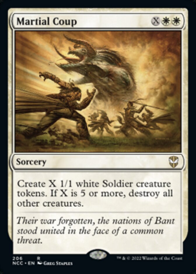 Martial Coup [Streets of New Capenna Commander] (NCC 206)