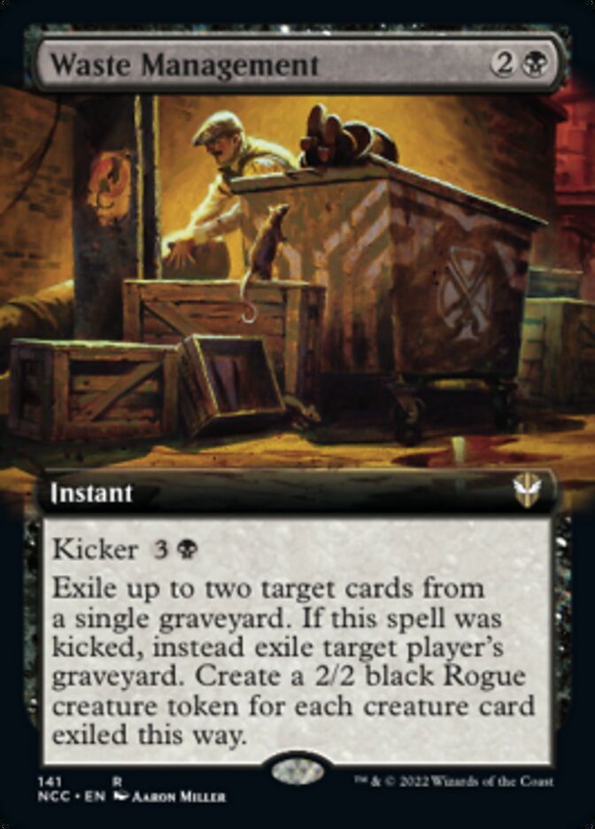 Waste Management (Extended Art) [Streets of New Capenna Commander] (NCC 141)