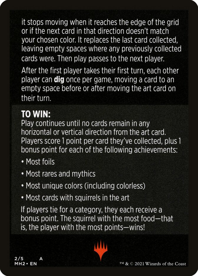 Foraging Squirrels (Magic Minigame) [Modern Horizons 2 Minigame] (MMH2 2)