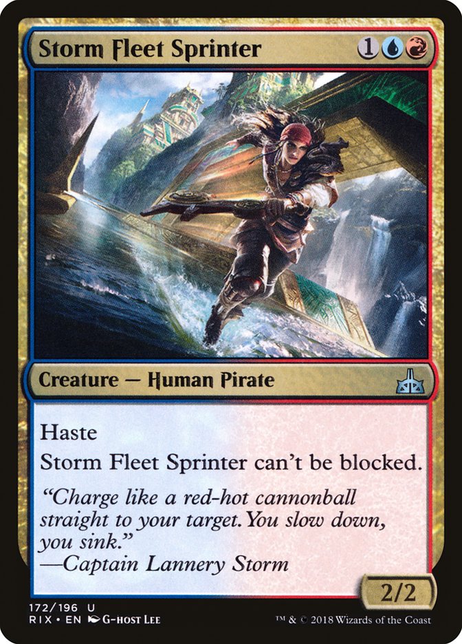 Storm Fleet Sprinter [Rivals of Ixalan] (RIX 172)