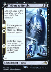 Tribute to Horobi // Echo of Death's Wail [Kamigawa: Neon Dynasty Prerelease Promos] (PNEO 124)