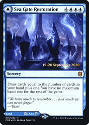 Sea Gate Restoration // Sea Gate, Reborn  [Zendikar Rising Prerelease Promos] (PZNR 76S)
