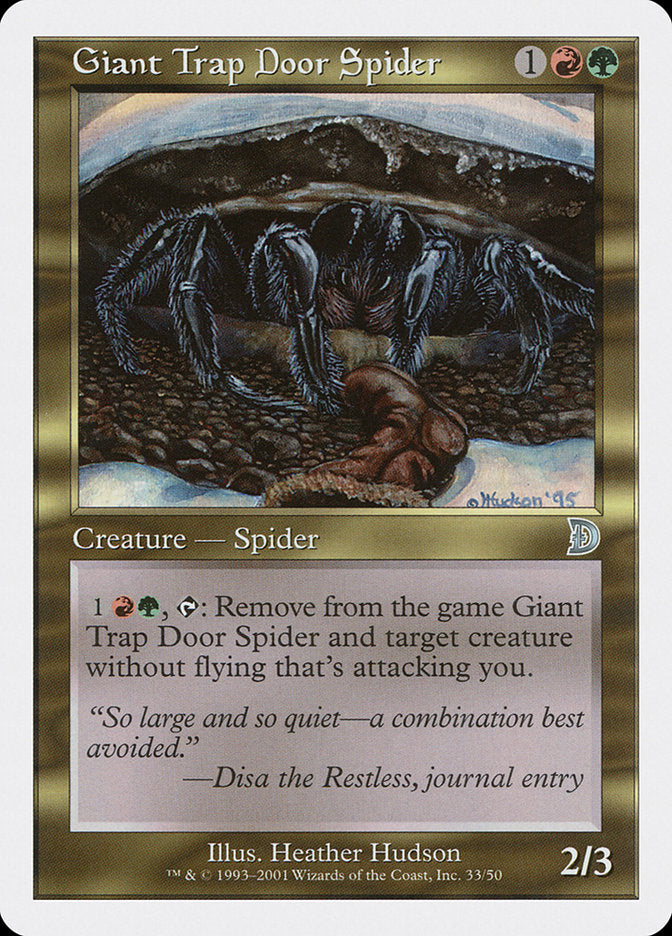 Giant Trap Door Spider [Deckmasters] (DKM 33)