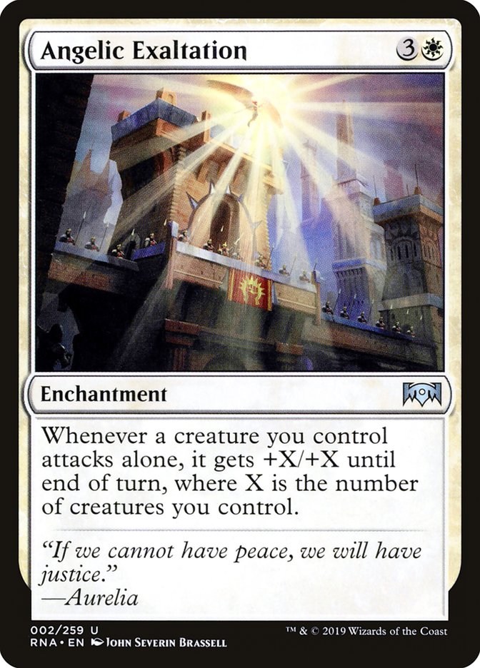 Angelic Exaltation [Ravnica Allegiance] (RNA 2)