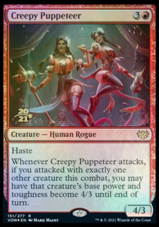 Creepy Puppeteer [Innistrad: Crimson Vow Prerelease Promos] (PVOW 151)