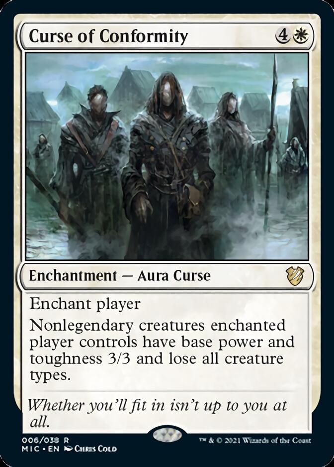 Curse of Conformity [Innistrad: Midnight Hunt Commander] (MIC 6)