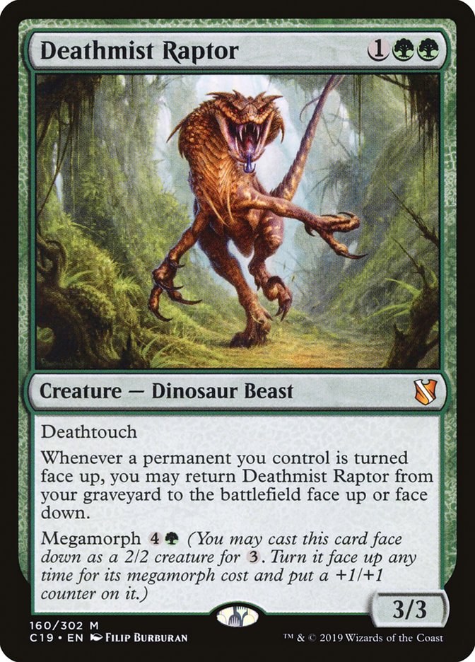 Deathmist Raptor [Commander 2019] (C19 160)