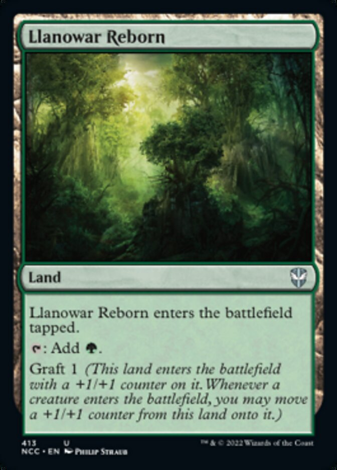 Llanowar Reborn [Streets of New Capenna Commander] (NCC 413)