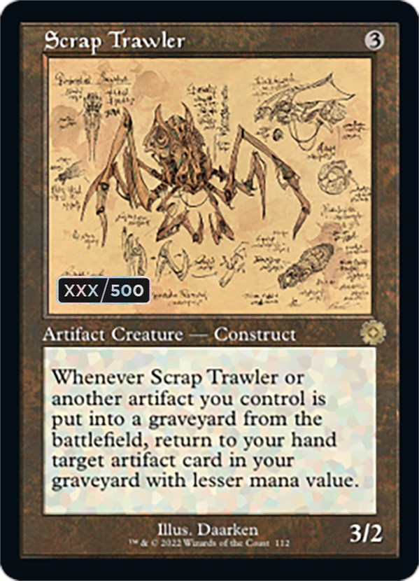 Scrap Trawler (Schematic) (Serial Numbered) [The Brothers' War Retro Artifacts]