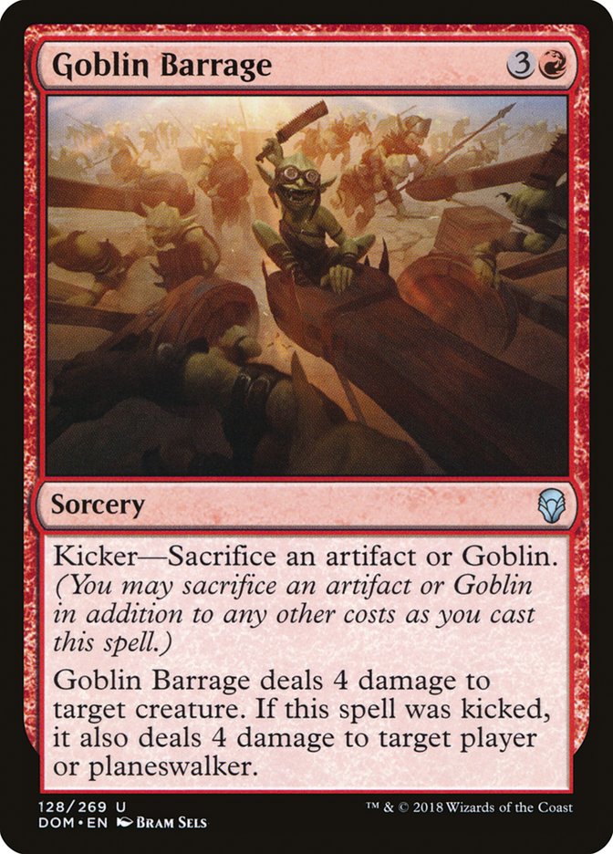 Goblin Barrage [Dominaria] (DOM 128)
