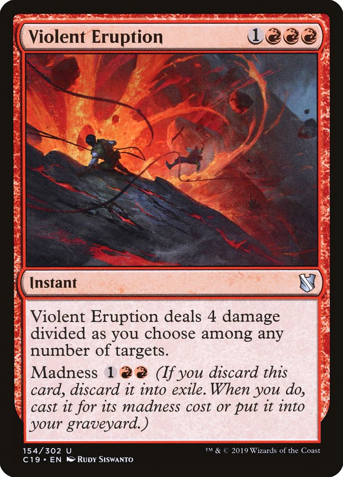 Violent Eruption [Commander 2019] (C19 154)