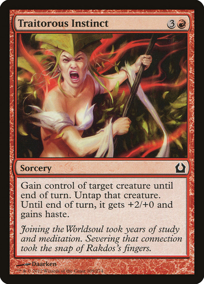 Traitorous Instinct [Return to Ravnica] (RTR 109)