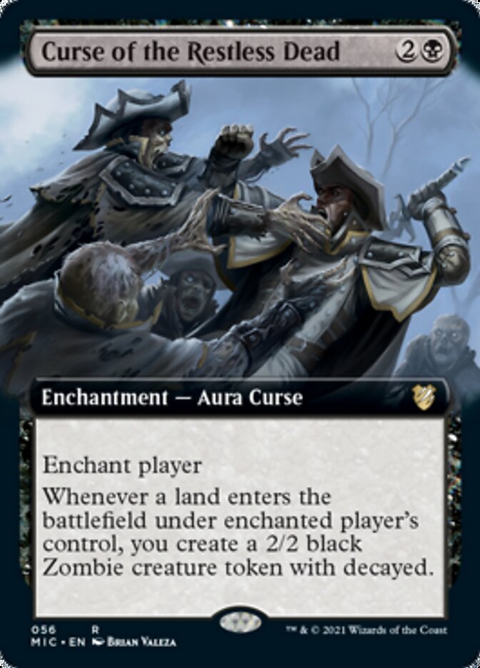Curse of the Restless Dead (Extended) [Innistrad: Midnight Hunt Commander] (MIC 56)