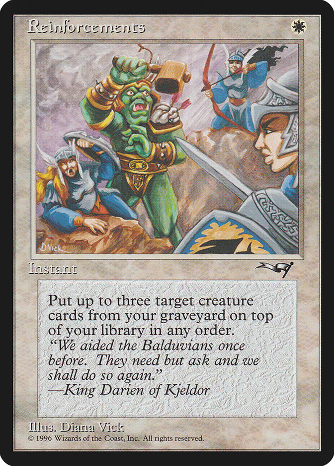 Reinforcements (With Archer) [Alliances] (ALL 12B)
