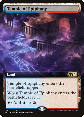 Temple of Epiphany (Extended Art) [Core Set 2021] (M21 387)