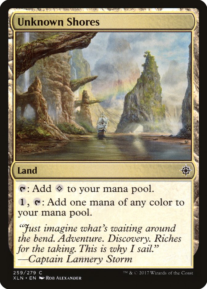 Unknown Shores [Ixalan] (XLN 259)
