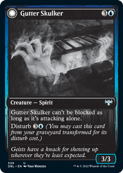 Gutter Skulker // Gutter Shortcut [Innistrad: Double Feature] (DBL 329)