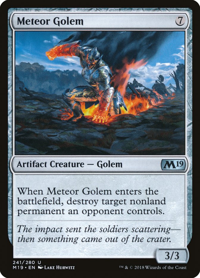 Meteor Golem [Core Set 2019] (M19 241)