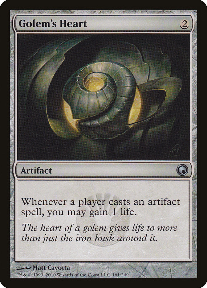 Golem's Heart [Scars of Mirrodin] (SOM 161)