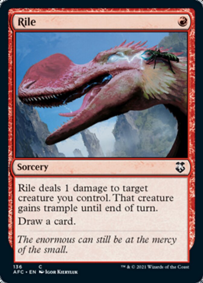 Rile [Dungeons & Dragons: Adventures in the Forgotten Realms Commander] (AFC 136)