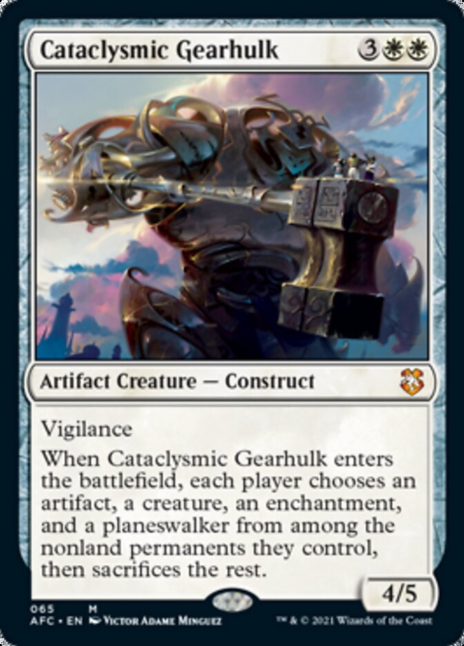 Cataclysmic Gearhulk [Dungeons & Dragons: Adventures in the Forgotten Realms Commander] (AFC 65)