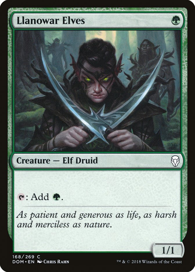 Llanowar Elves [Dominaria] (DOM 168)