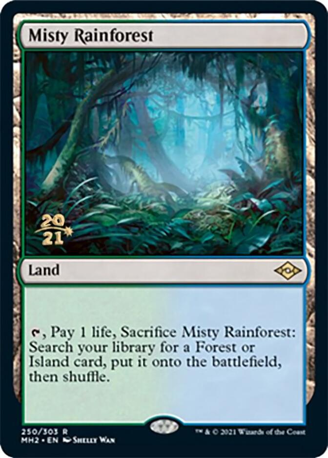 Misty Rainforest [Modern Horizons 2 Prerelease Promos] (PMH2 250)