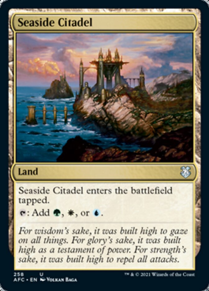 Seaside Citadel [Dungeons & Dragons: Adventures in the Forgotten Realms Commander] (AFC 258)