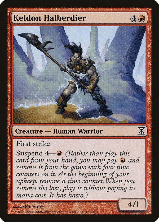 Keldon Halberdier [Time Spiral] (TSP 167)
