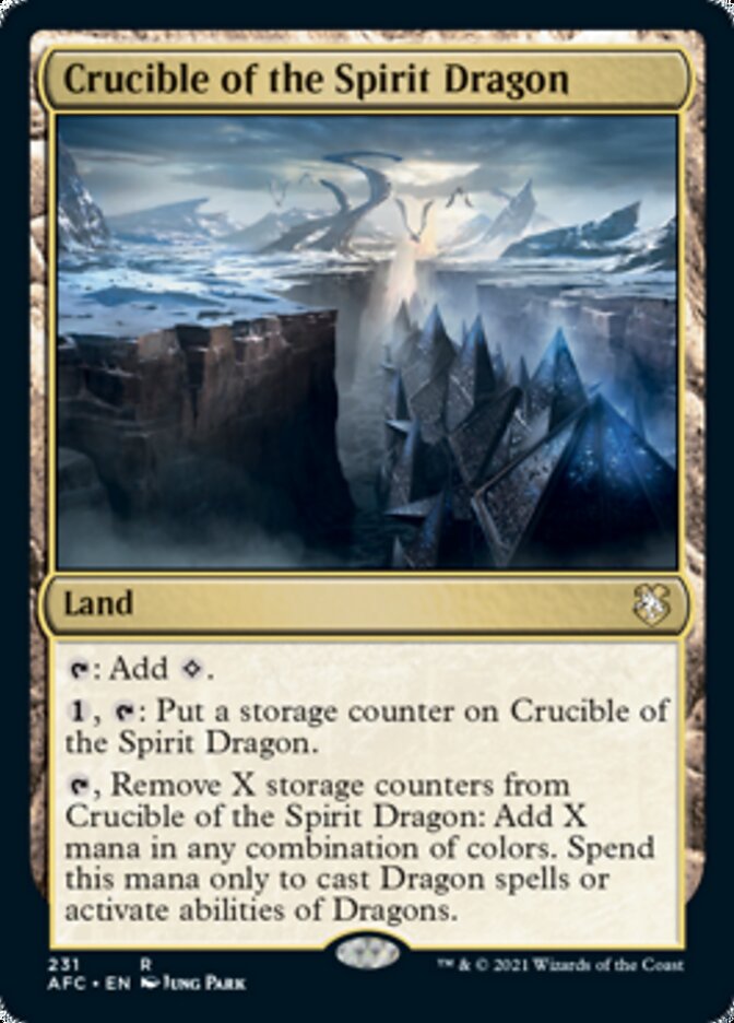 Crucible of the Spirit Dragon [Dungeons & Dragons: Adventures in the Forgotten Realms Commander] (AFC 231)