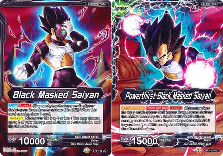 Black Masked Saiyan // Powerthirst Black Masked Saiyan (Giant Card) [BT5-105]